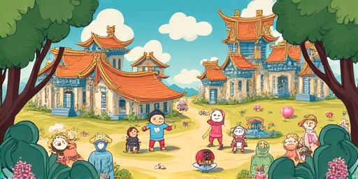 Thumbnail for Puzzle Monogatari, showcasing a whimsical, hand-drawn puzzle game scene.