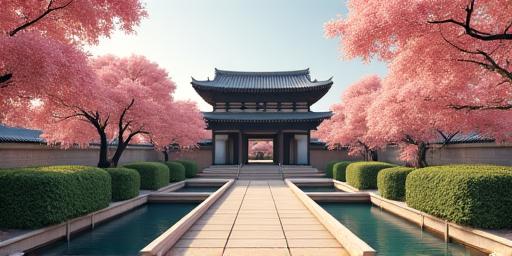 Thumbnail for VR Discovery: Heiankyo, showing a serene ancient Japanese temple in VR.